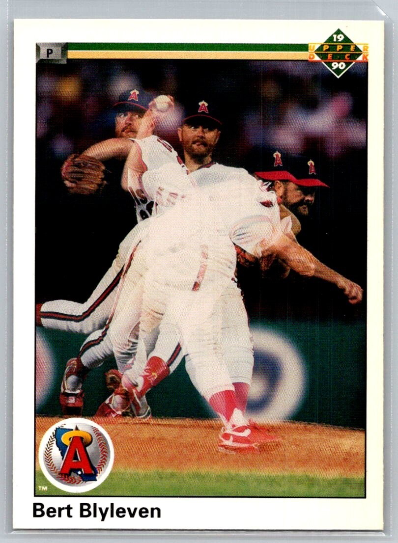 💎1990 Upper Deck Baseball #527 Bert Blyleven - California Angels💎