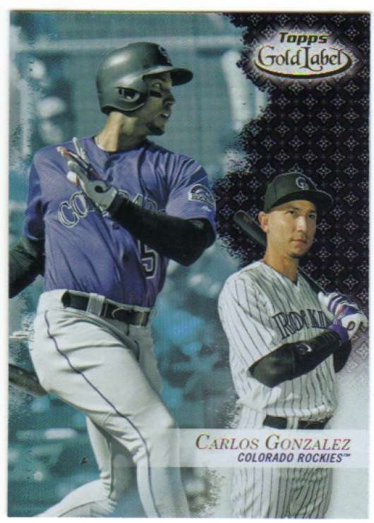 2017 Topps Gold Label Class 2 Black Parallel #98 Carlos Gonzalez