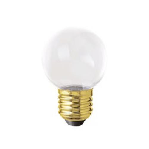 LAMPADINA TRASPARENTE LED, E27, GLOBETTA G45, 1W, 130 LM, COLORE CALDO 2700K, CL