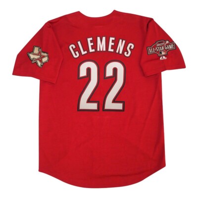 Roger Clemens 2004 Houston Astros Alternate Red Men's Jersey w