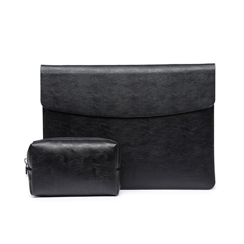Leather Laptop Sleeve Case Carry Bag 13 14 15 16 inch For Macbook Air Pro M4/M3 - Picture 21 of 24