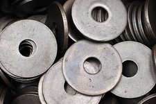 (20) Plain Steel 3/4 x 3 Heavy Dock Washer 1/4" Thick - 3" Diameter