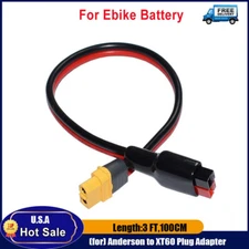 1PCS XT60 Female Adapter Cable 12awg Ebike Battery Wire XT60 Connectors