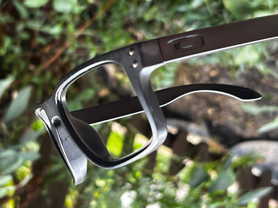 Custom Oakley HOLBROOK matte black Only NO ICONS 55mm Lens | eBay