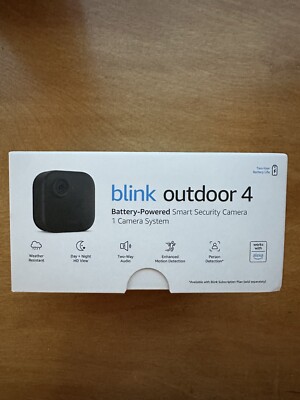 BLINK OUTDOOR 4 (4th Gen) Wire-Free Smart Security Camera System 1 CAMERA - NEW