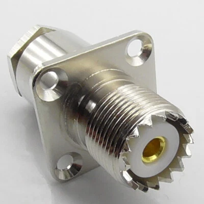 SO239 Bulkhead Chassis Cable Socket for LMR400 RG213 Ecoflex 10 UHF Female