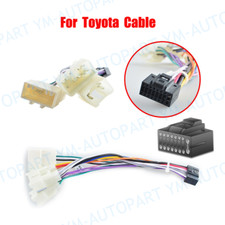 Car Radio Stereo Power Harness for Old Toyota Corolla Camry Prado Wiring Adapter