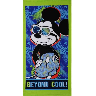 Strand-Badetuch Mickey Mouse Beyond Cool! / Disney Collector / Blau Grün