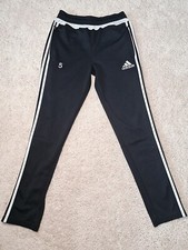 Adidas Women's Size L Climacool 3 stripes Track Pants Zip Ends Elastic Waist
