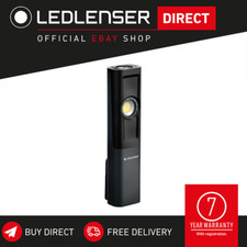 Image of Ledlenser iW5R Inspection Light, Rechargeable 300 Lumens, Magnet Clip Hook Base