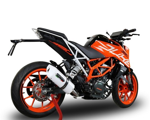 Pot d'Echappement GPR ALBUS EVO4 Approuvé pour KTM DUKE 390 2017 > 2020 - Photo 3/6