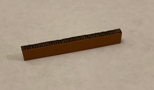 NOS 1980's Charvel Brown Phenolic Nut Blank Strat head size