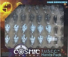 FOUR HORSEMEN STUDIOS COSMIC LEGIONS WAVE 1 T.U.5.C.C. HANDS PACK ACCESSORIES