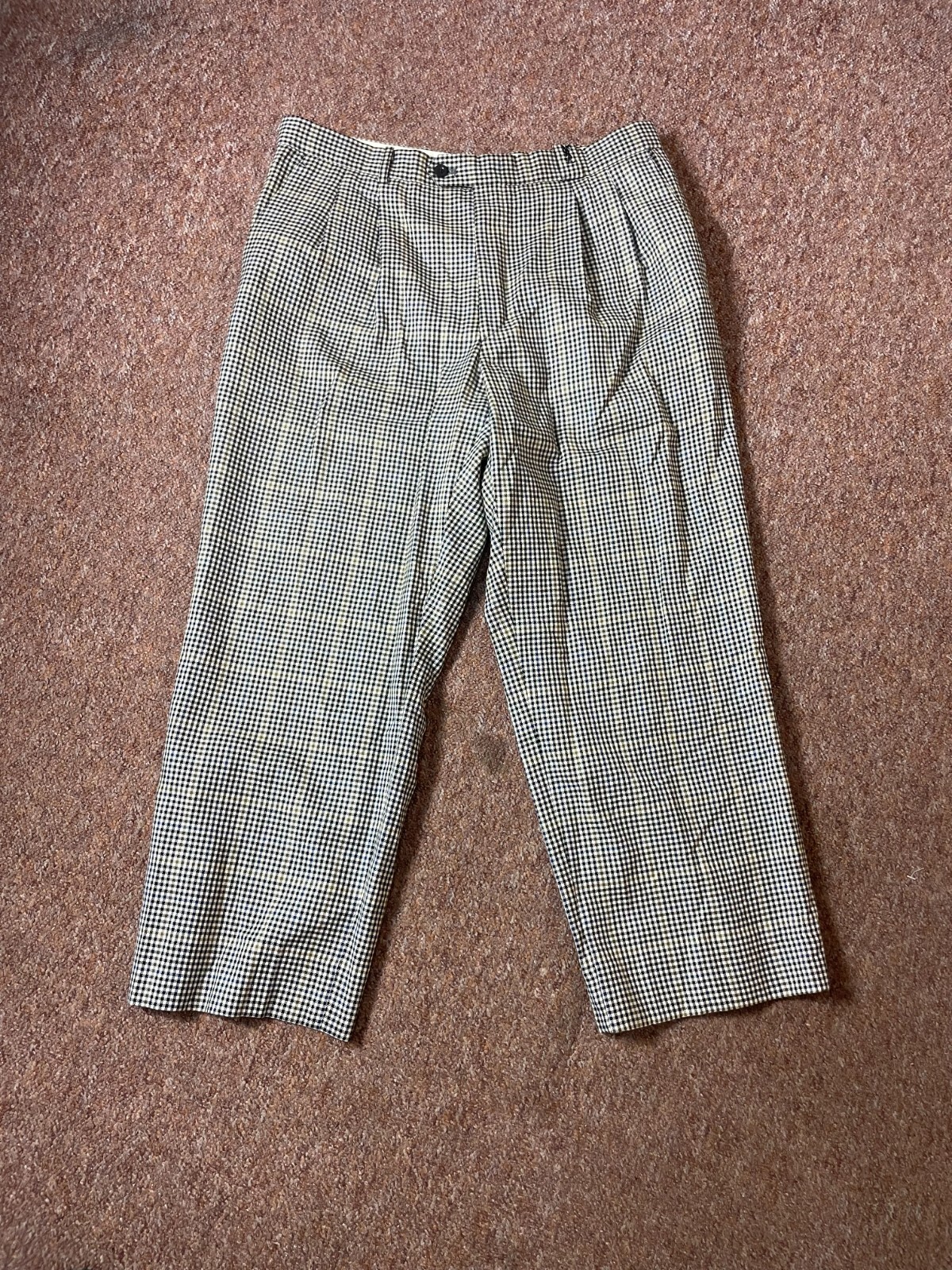 PANTALONI VINTAGE YSL YVES SAINT LAURENT DA UOMO USATI TAGLIA 36" VITA B50