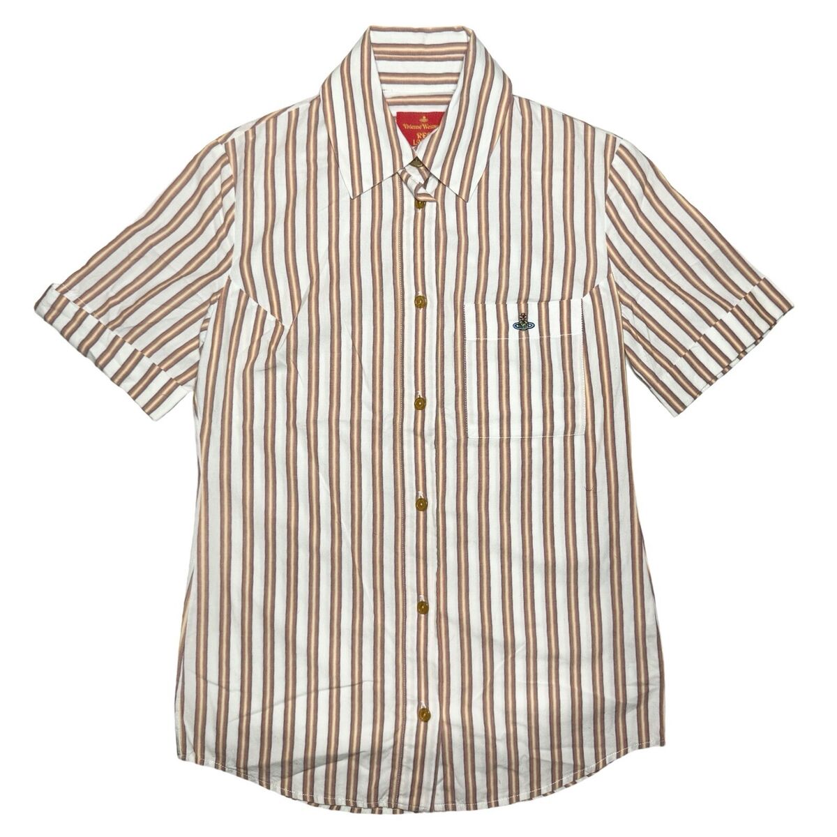 Vivienne Westwood Red Label Stripe button Up Orb logo Vivienne Westwood Red Label Stripe button Up Orb logo