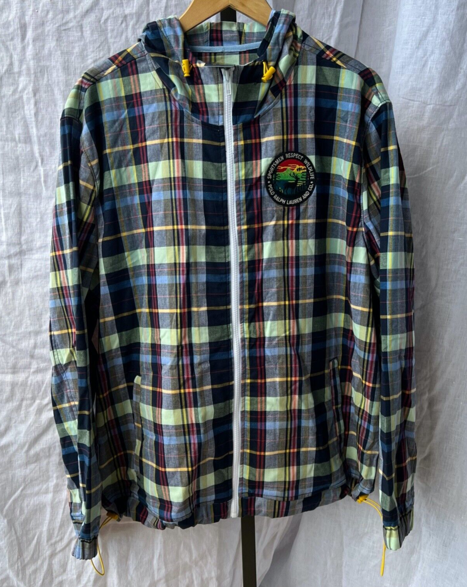 Polo Ralph Lauren Sportsmen Respect Wildlife Patchwork Madras