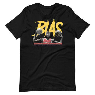 LEN BIAS Basketball Black Tee Short-Sleeve Unisex T-Shirt