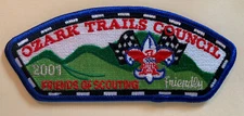 MINT CSP Ozark Trails Council 2001 FOS SA-20