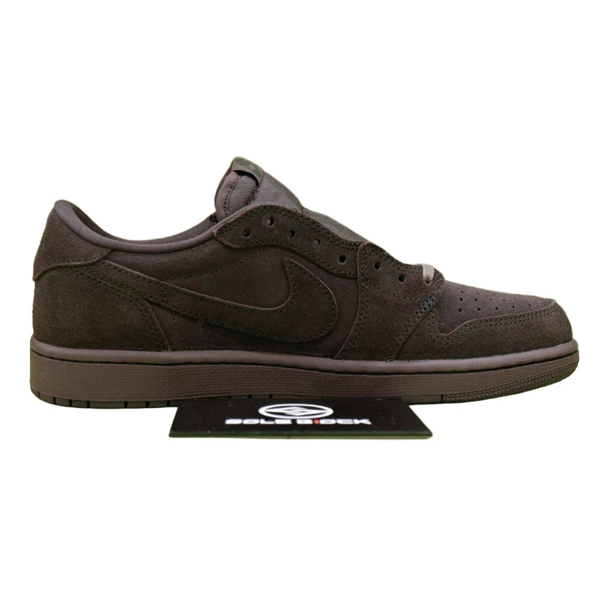 Travis Scott x Air Jordan 1 Low OG SP 'Velvet Brown'  Men's DM7866-202 In Stock - Image 3 of 4