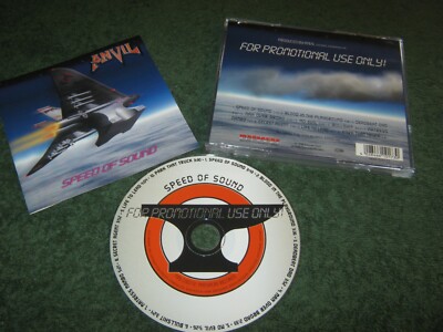 Anvil - Speed Of Sound (cd) promo promotional