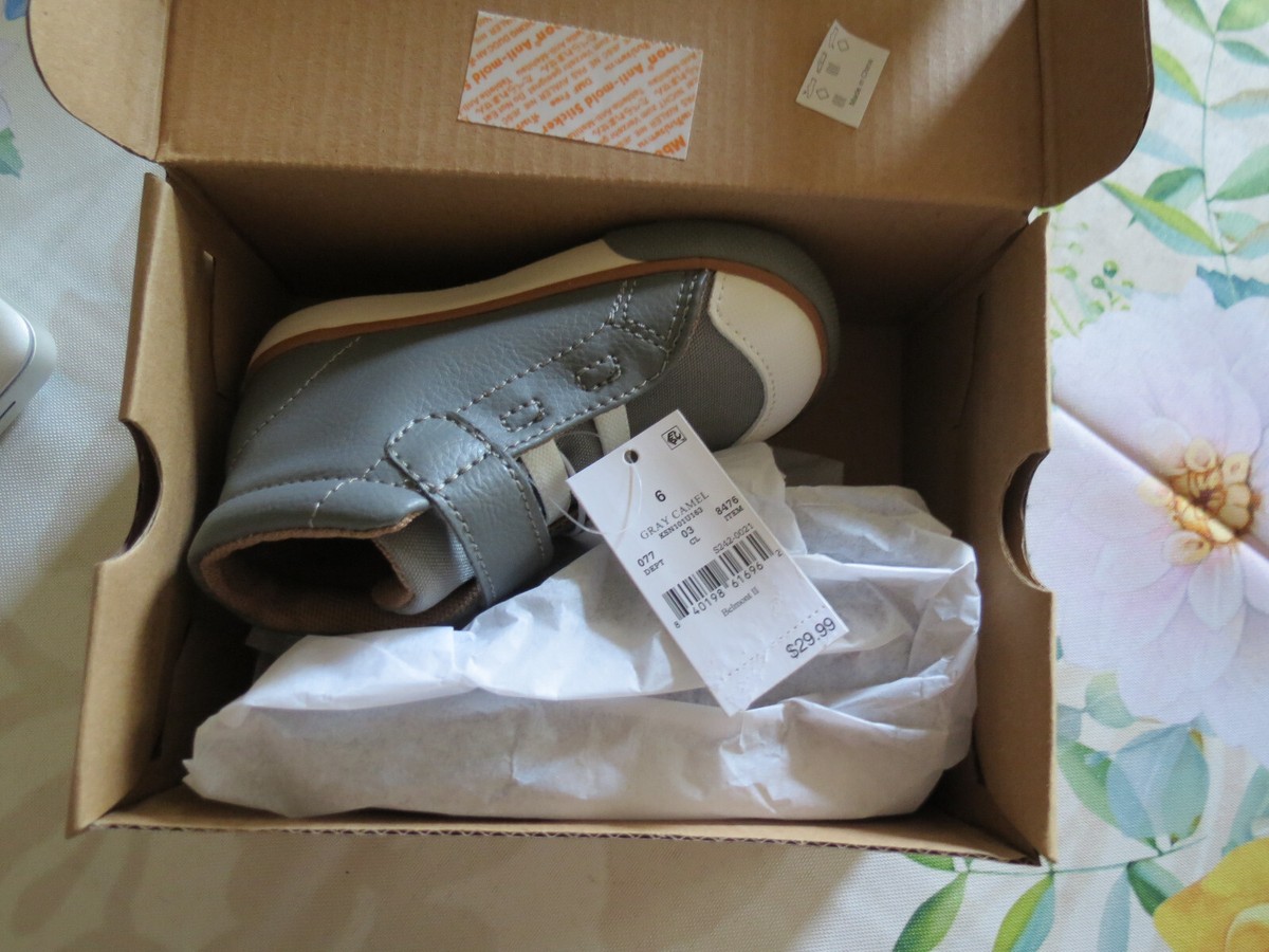 SEE KAI RUN BASICS Belmont ll Gray/Camel Toddler BOYS Sneakers
