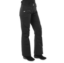 Obermeyer Womens Snowboard Skiing Pant Size 10 Black Malta NEW