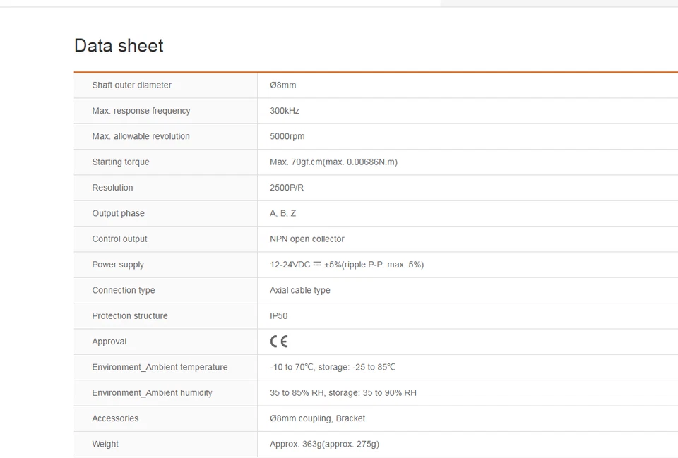 Autonics E50S8-2500-3-N-24 Rotary Encoders Incremental Type NPN  New 1PCS ✦KD - Image 4 of 4