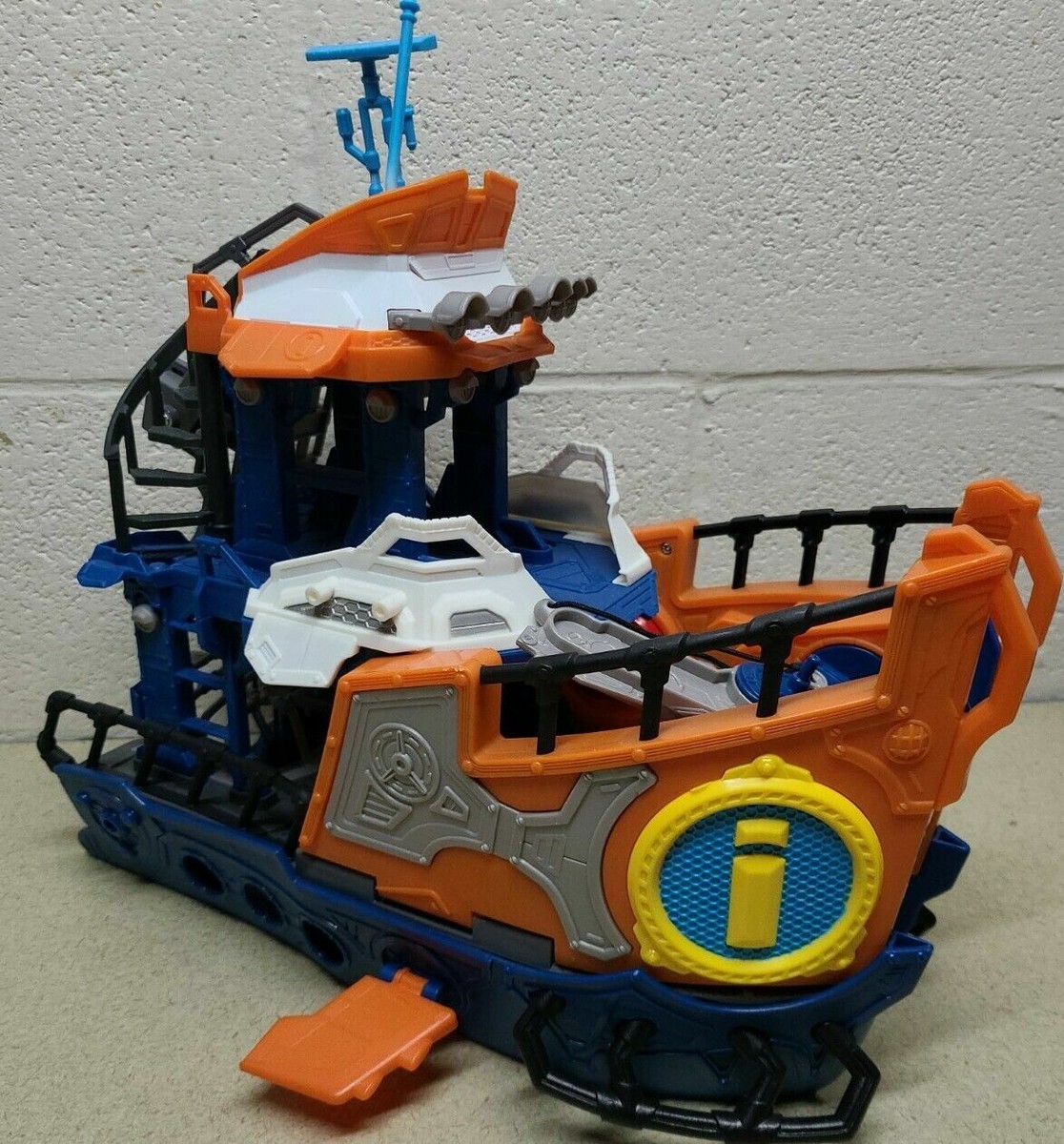 Fisher Price Imaginext Deep Sea Mission Command Ship Boat | eBay