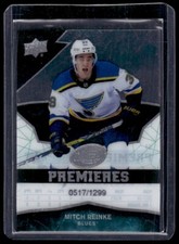 2018-19 Upper Deck Ice Premieres Mitch Reinke Rookie /1299 #51 St. Louis Blues