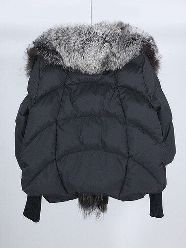 White Duck Down Jacket Short Real Fox Fur Collar Coat Woman Warm Short Overcoats - Picture 22 of 34