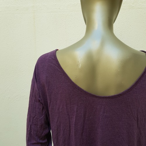 Hübsches T-Shirt von EDC by Esprit, XL / 44, lila, leicht graubeige meliert - Bild 7 von 23