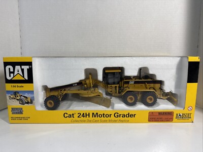 2004 NORSCOT CAT 24H MOTOR GRADER SCALE 1:50 DIECAST Caterpillar NEW #55133