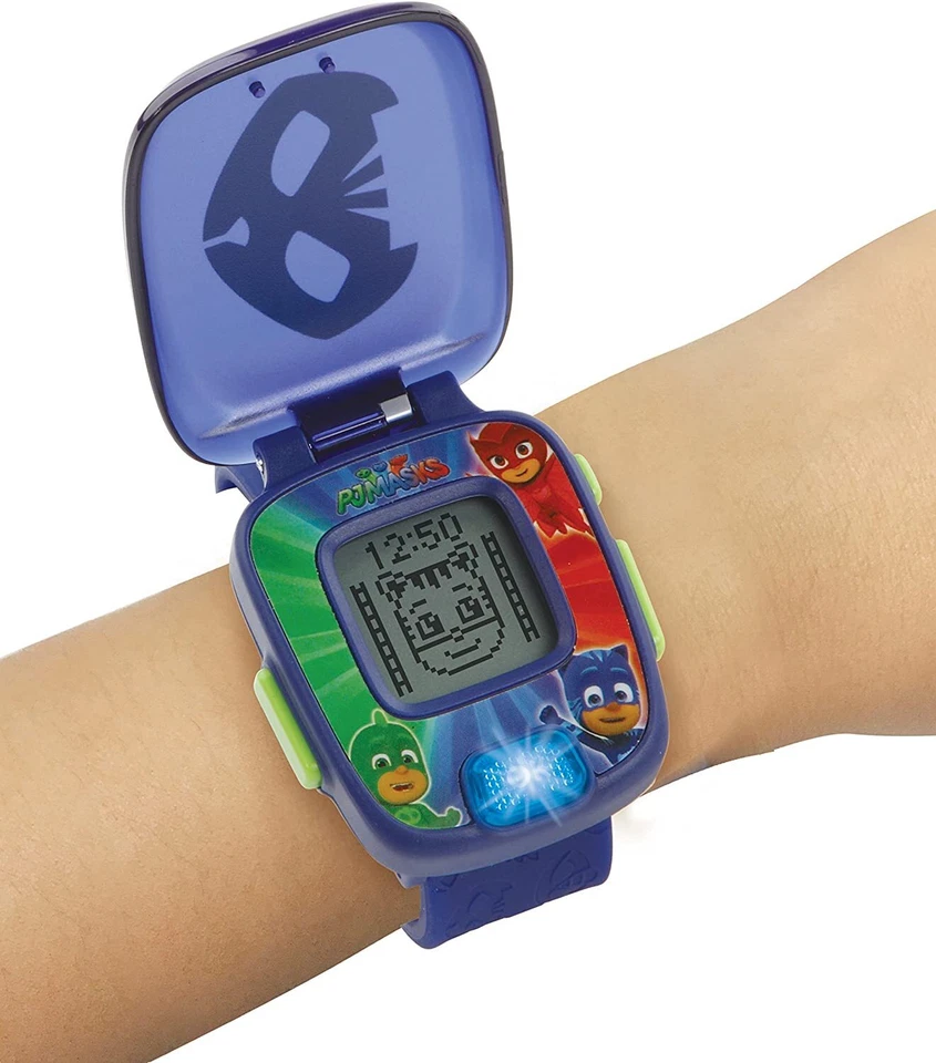 Vtech PJMASKS Superlernuhr Gecko Catboy oder Eulette Lern- und Spielspass Uhr - Bild 3 von 4