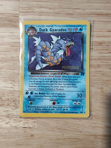 Pokémon Dark Gyarados TCG Holo Rare Card Celebrations 8/82