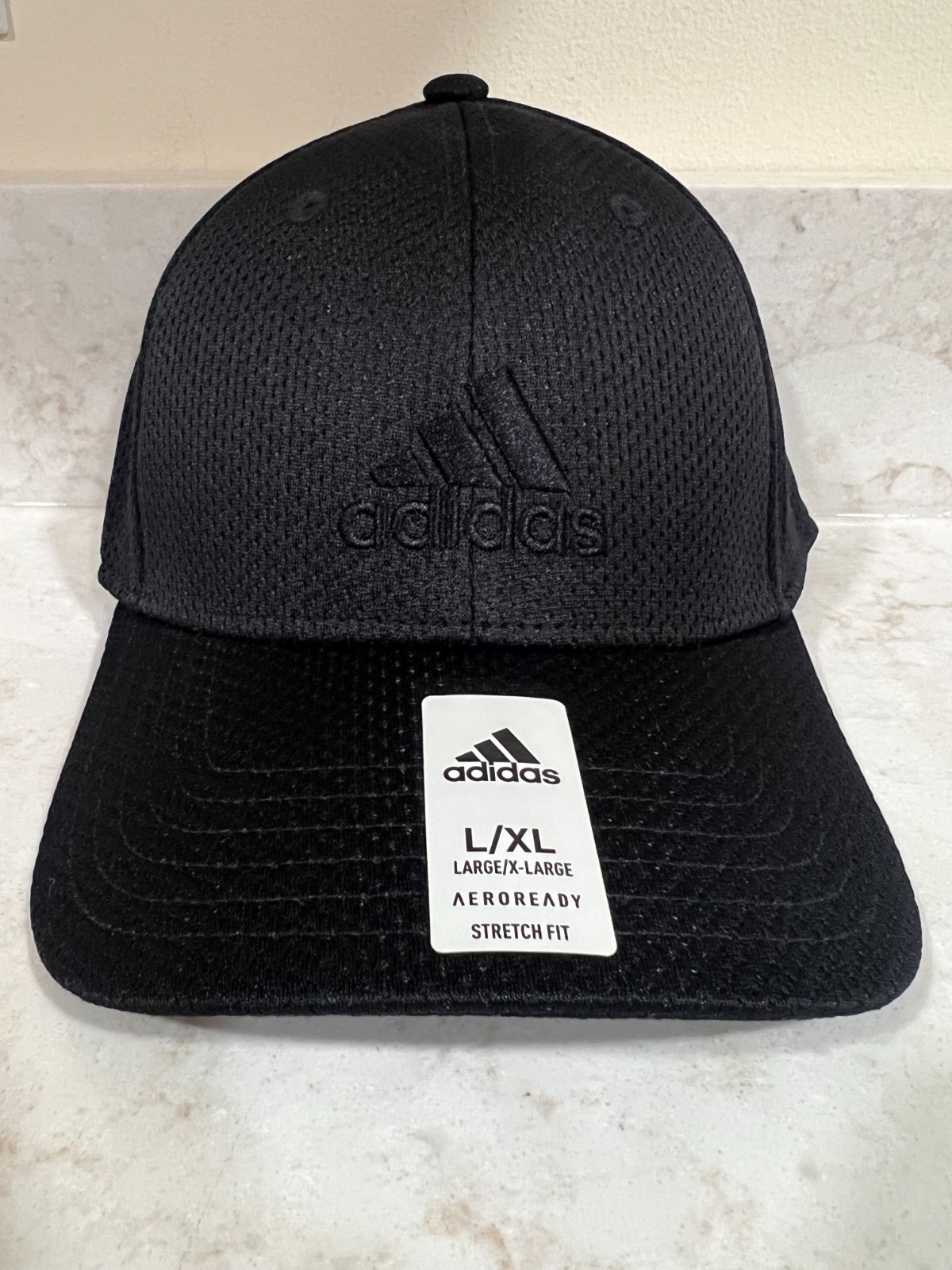 Adidas Men&rsquo;s Aeroready Sm/Med Stretch Fit Breathable, Baseball Cap. NWT L/XL