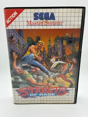 Streets Of Rage Sega Master System Spiel OVP ohne Handbuch ORIGINAL getestet funktioniert