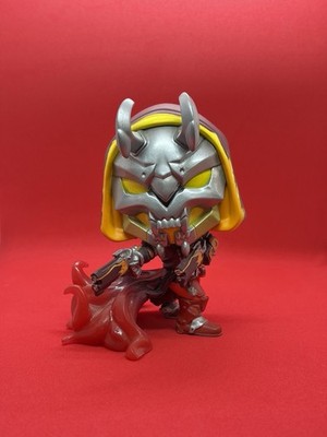 Funko POP #498 Games Overwatch Reaper Hell Fire Exclusive Figure Loose READ