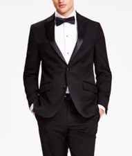Kenneth Cole Men Slim Flex Suit Jacket Tuxedo 37 R NEW 395 29454006-006