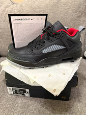 Jordan Spizike G Nike Golf Spiked Golf Shoes Black/Red/Gray Mens 8.5 HQ4365