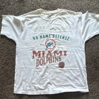 Champion Miami Dolphins NFL "No Name Defense" Shirt White Teal Orange XL — photo 1