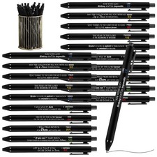 Cholemy 200 Pcs Christian Gifts Bible Verse Pens Bulk Church Gift Religious S...