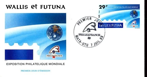 PHILEXFRANCE STAMP EXHIBITION 1989 WALLIS & FUTUNA FDC