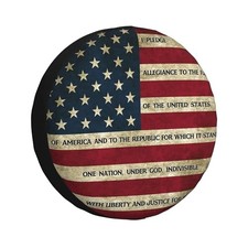 Spare Tire Cover for RV Camper Trailer Declaration of 15 inch RVers Prayer