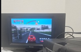 Sega Saturn Console with 2 Controllers, Cables & 3 Games- Tested Works Great 