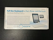 Macally iKey30 30-Pin Wired Keyboard for iPad iPhone iPod Touch - New Open Box