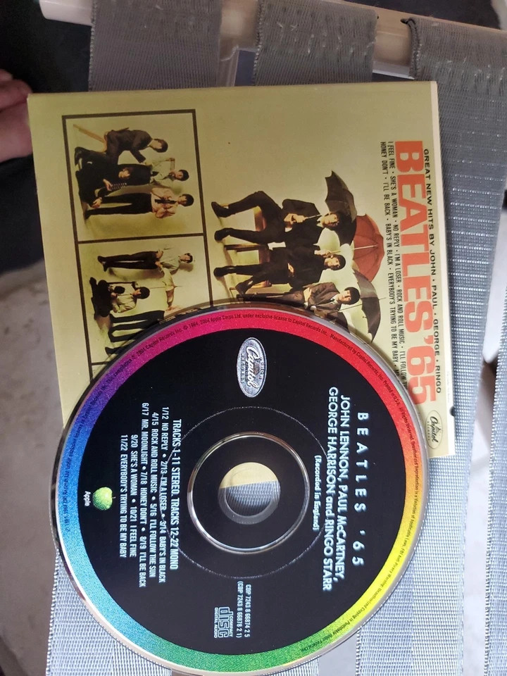 THE BEATLES '65 Stereo + Mono Cd Mint Condition Combined Shipping Available - Image 3 of 3