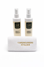 Leather Cleaner Conditioner Set with Microfiber Cloth Shoe Care Kit