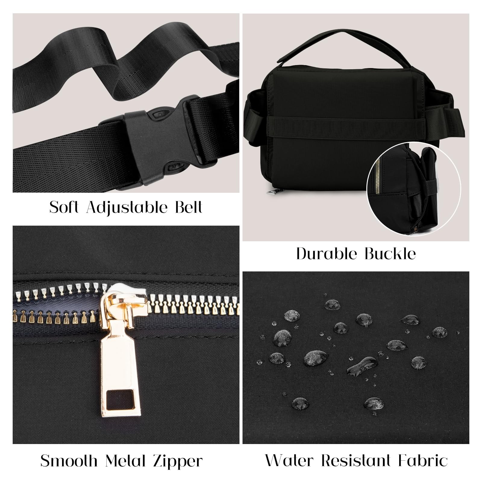 printe Small Diaper Bag with Portable Changing Pad Crossbody Women Waist Wipes