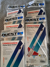 5 Quest Commander #1007 Flying Rocket Model Kits NOS 1st release Free Shipping!