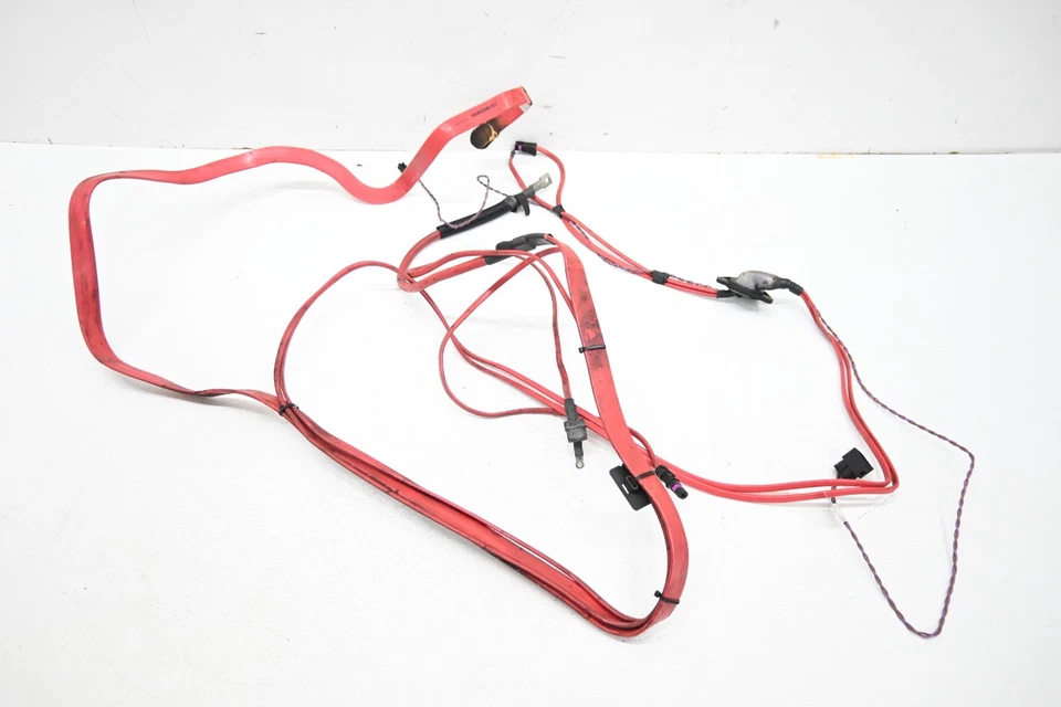 ⭐ Arnés de cables de batería positivo rojo bajo piso serie 6 BMW F06 11-16 OEM Foto 3 de 4